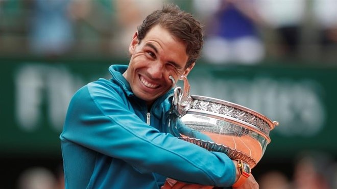ha guc nhanh thiem rafael nadal lan thu 11 vo dich roland garros