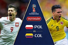 Dự đoán World Cup 2018 Ba Lan vs Colombia (1h00, 25/6): 'Đại bàng trắng' gặp khó
