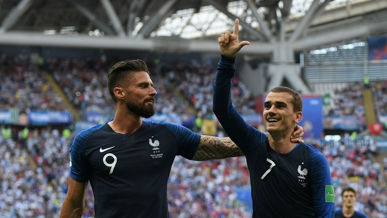 video ban thang ket qua phap vs argentina vong 18 world cup 2018 mbappe thang hoa phap di tiep xung dang