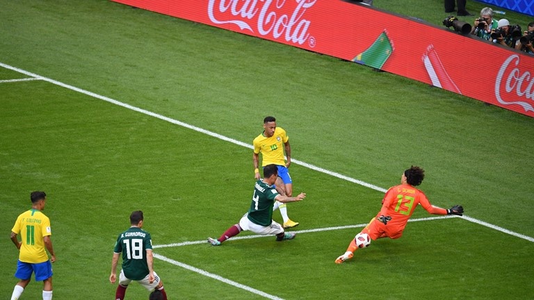 video ban thang ket qua brazil vs mexico vong 18 world cup 2018 neymar toa sang selecao dat chan toi tu ket