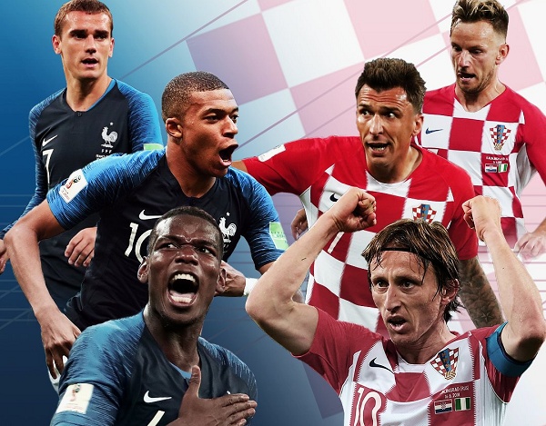 truc tiep le be mac tran chung ket world cup 2018 phap vs croatia