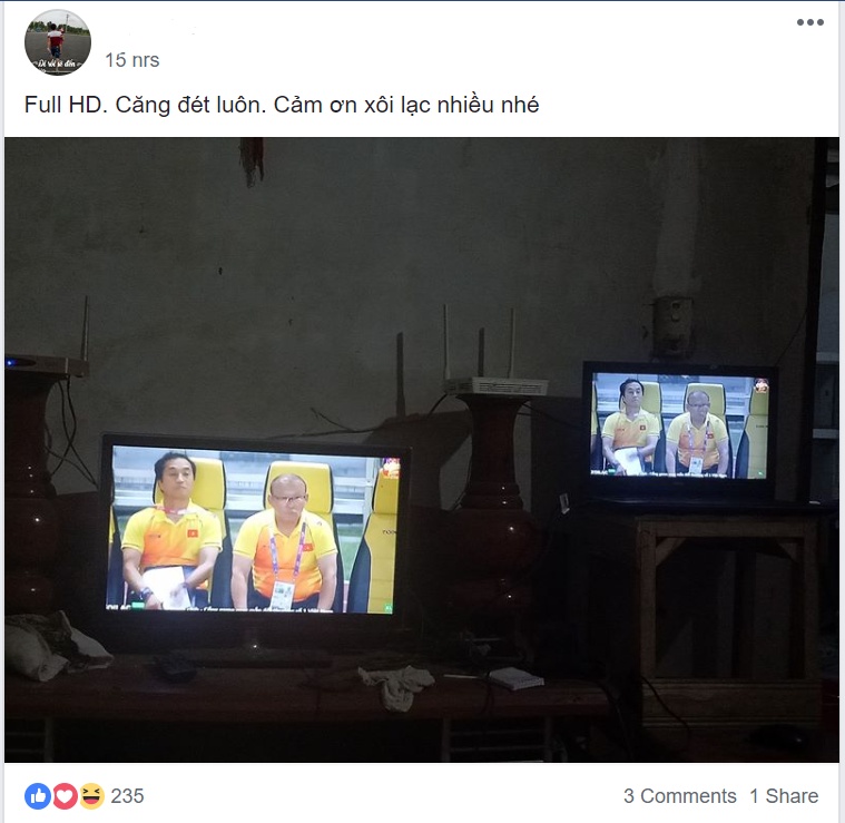 cu dan mang phat cuong voi xoi lac tv vi khong duoc xem u23 viet nam tren truyen hinh