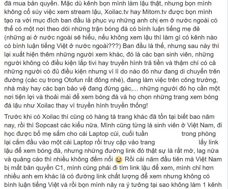 'Xôi lạc TV' khẳng định chịu lỗ 40 triệu để chiếu ASIAD 18: Livestream lậu vì đam mê, không phải vì tiền xoi lac tv chiu lo 40 trieu de chieu asiad 2018 livestream lau vi dam me khong phai vi tien
