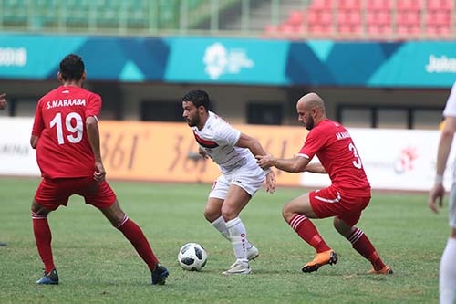 truc tiep u23 palestine vs u23 syria asiad 2018 cau toan la tren het