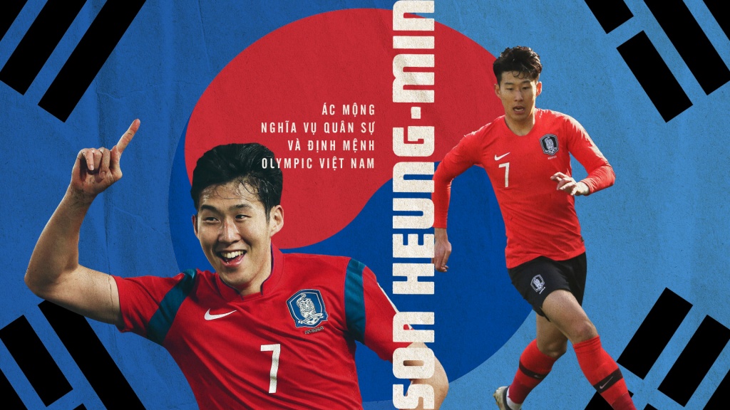 son heung min ac mong nghia vu quan su va dinh menh olympic viet nam