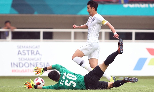 truc tiep u23 viet nam 0 3 u23 han quoc ban ket asiad 18 con nuoc con tat