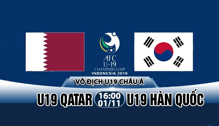 truc tiep u19 qatar vs u19 han quoc ban ket u19 chau a loi the cho xu kim chi