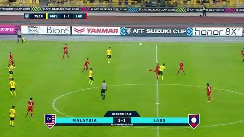 truc tiep malaysia vs lao 1 1 vong bang aff cup 2018 nhung chu ho phuong nam go hoa