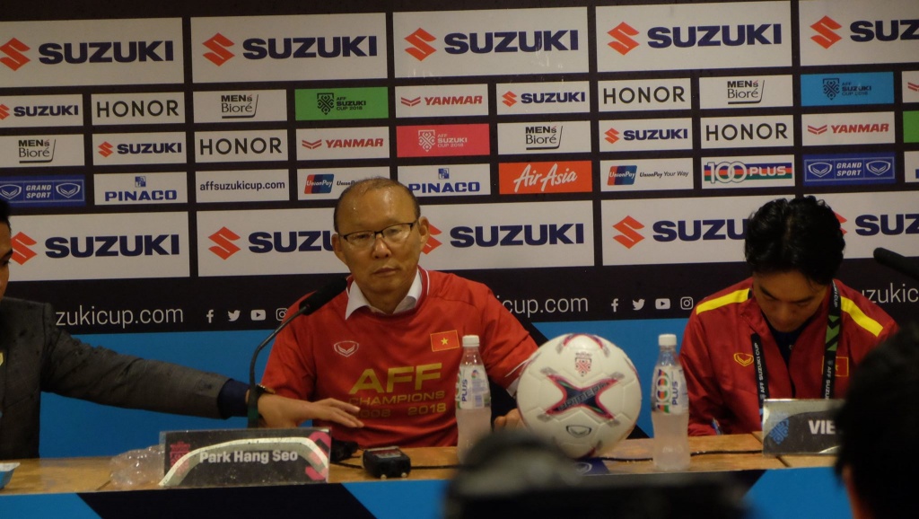 hlv park hang seo len ngoi tai aff cup 2018 la khoanh khac tuyet voi nhat cua toi tai viet nam