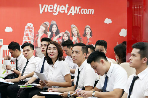 co hoi tro thanh tiep vien vietjet