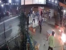 Điều tra nhóm người mang hung khí doạ chém chủ quán nhậu