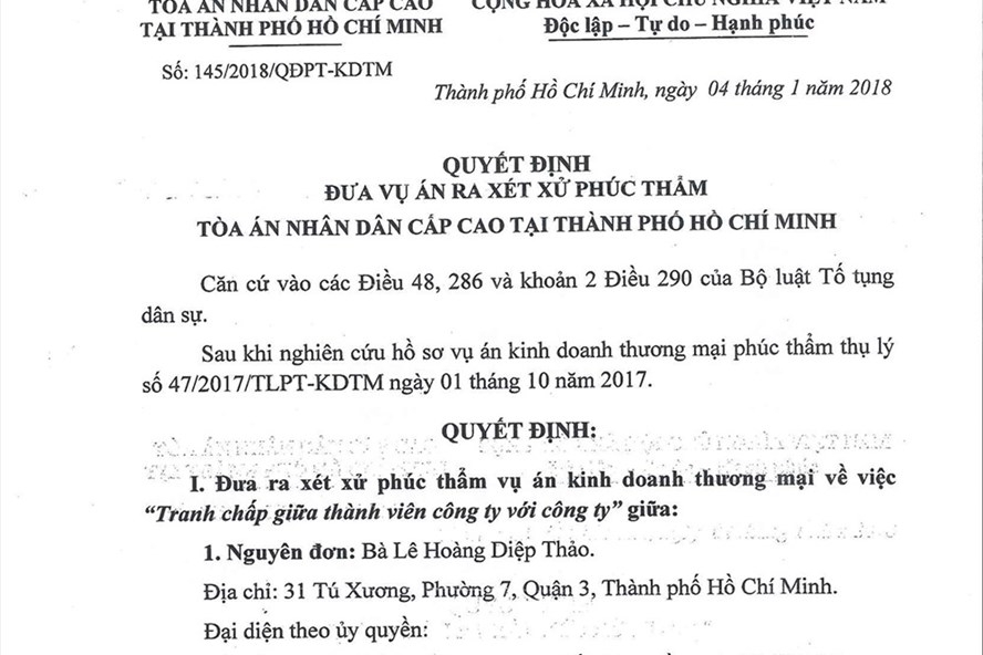 phuc tham vu tranh chap giua vo chong vua cafe trung nguyen