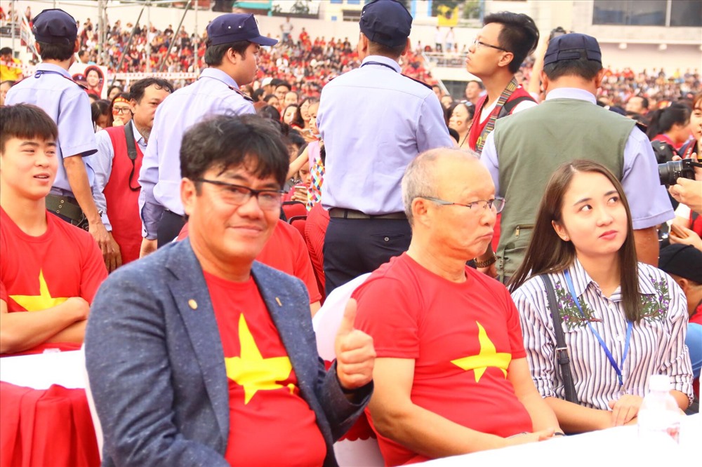 truong doan u23 viet nam khong duoc xep mam chia thuong