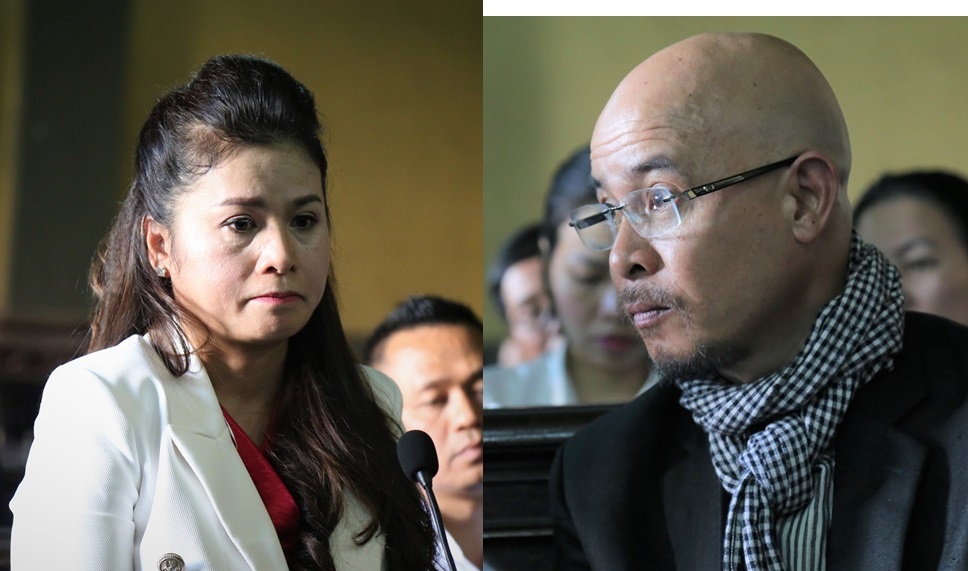 nhung giay phut cang thang giua ong dang le nguyen vu va ba le hoang diep thao tai toa