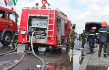 Vụ cháy ở Cần Thơ: TP. Hồ Chí Minh và Hậu Giang tiếp tục chi viện