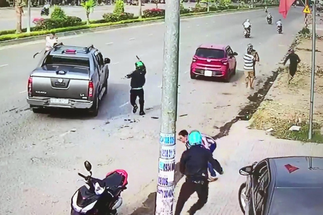 thu giu khau sung trong vu ban nhau nhu phim o nhon trach