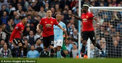 Pogba tỏa sáng, MU lội ngược dòng vĩ đại trước Man City