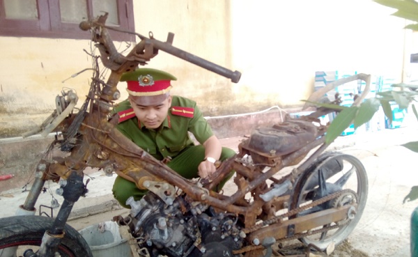 dot xe may doa no binh ga vi lam mat co hoi danh lo de