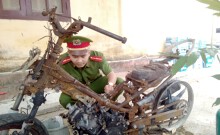 Đốt xe máy, dọa nổ bình ga vì làm mất cơ hội đánh lô đề