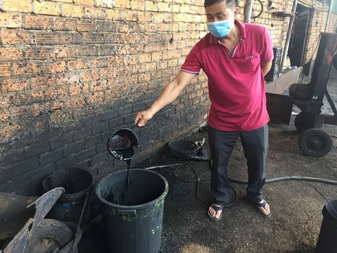 khoi to vu nhuom phe pham ca phe bang pin con o