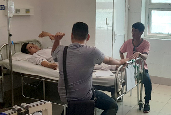 hiep si sai gon ke 13 giay giap mat nhom trom tai mun