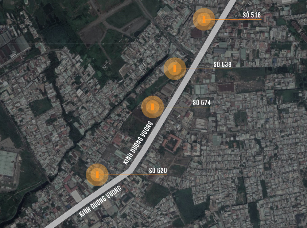 4 khu dat cong bo hoang tren doan duong hon 1 km o sai gon