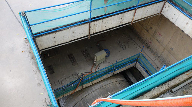 robot tbm dao duong ham khong lo o sai gon 20 ngay dao gan 20m