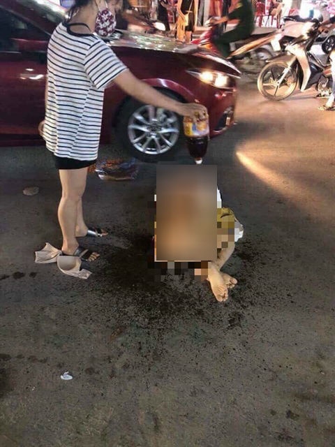 clip danh ghen lot do o thanh hoa chong benh vo
