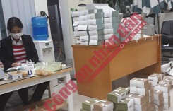 Cận cảnh kho tiền khổng lồ thu được trong đường dây đánh bạc ngàn tỷ RIKVIP