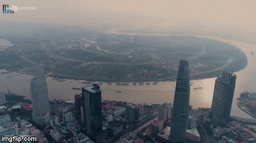 sai gon nhin tu dinh toa nha cao nhat viet nam