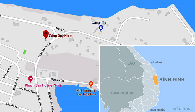 toan canh cang quy nhon noi sai pham hang loat khi co phan hoa