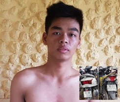 Cô bé 14 tuổi cải trang nam, chở bạn trai đi... cướp