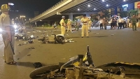 ca xom khoc thuong nguoi me bi xe bmw tong chet o hang xanh