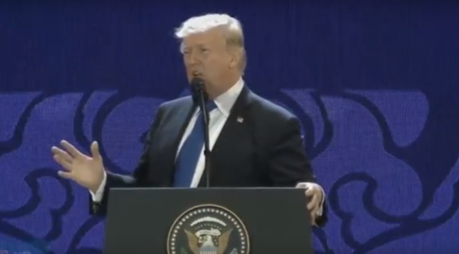 tong thong donald trump va chu tich trung quoc tap can binh phat bieu tai apec ceo summit 2017