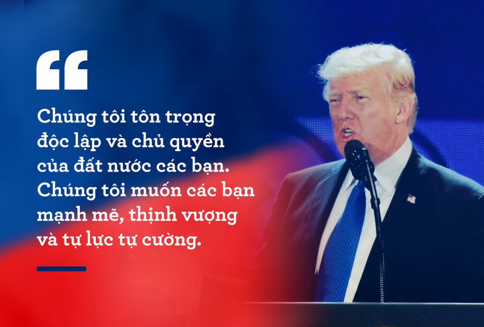 10 phát biểu ấn tượng của TT Trump trong chuyến thăm VN 10 phat bieu an tuong cua tt trump trong chuyen tham vn