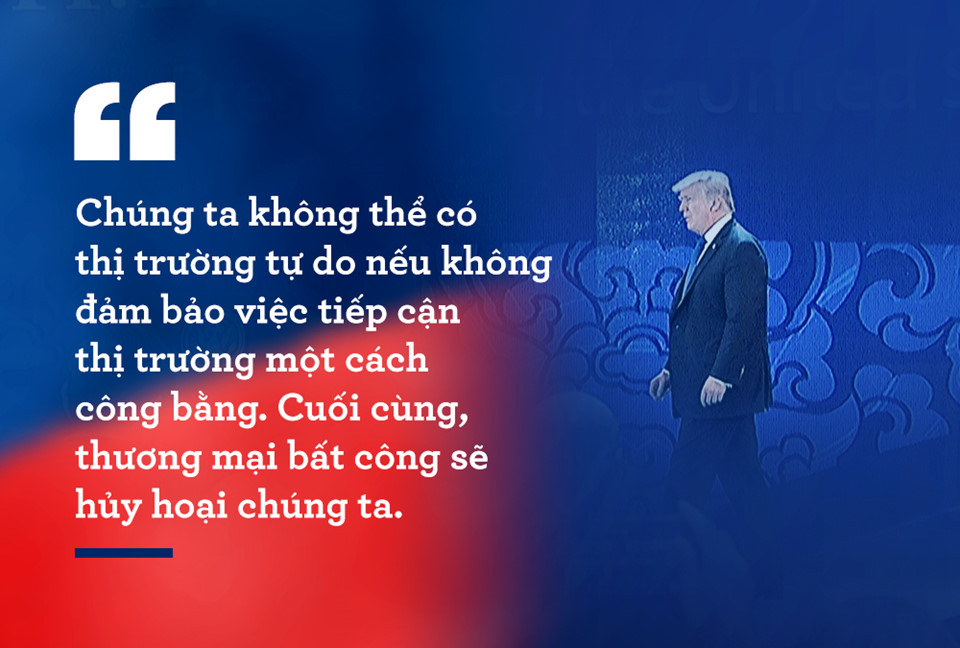 10 phát biểu ấn tượng của TT Trump trong chuyến thăm VN 10 phat bieu an tuong cua tt trump trong chuyen tham vn