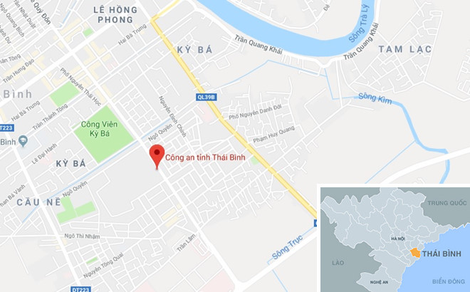 nguoi bi hanh hung giua tru so cong an tinh do muon di tham con
