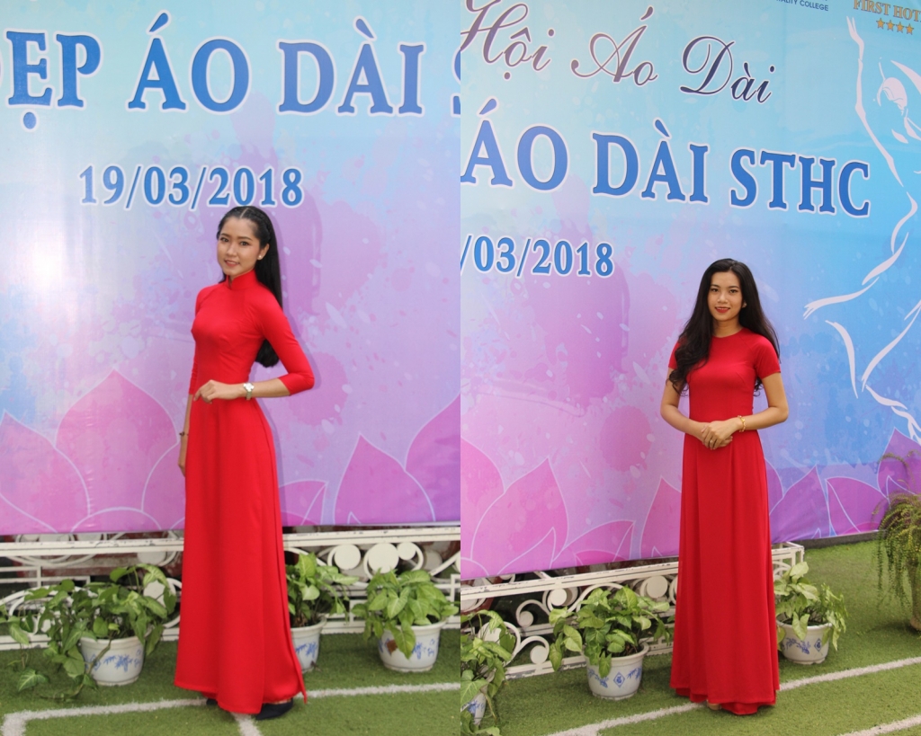 sinh vien truong du lich huong ung phong trao mac ao dai o tp hcm