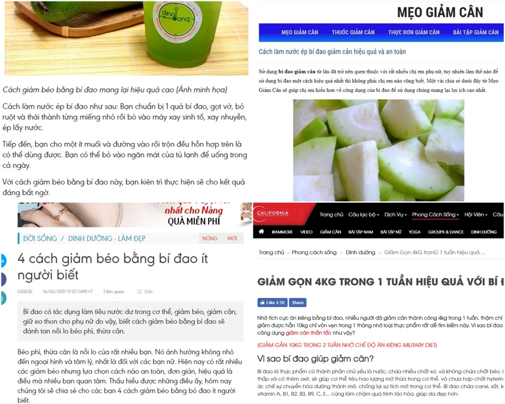 uong nuoc bi dao song co the giam can
