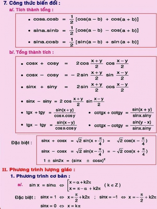 Nhìn lại loạt công thức Toán học 'kinh điển' này, đố bạn hiểu vì sao mình lại thi đậu đại học? nhin lai loat cong thuc toan hoc kinh dien nay do ban hieu vi sao minh lai thi dau dai hoc