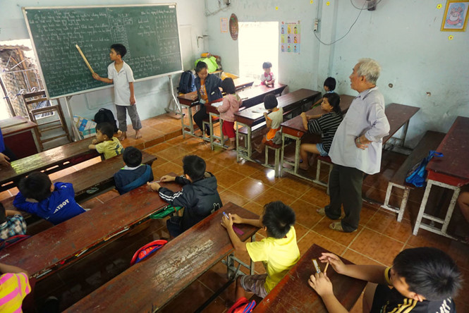 Làng Đại học Thủ Đức có lớp học 15.000 đồng của ông Tư lang dai hoc thu duc co lop hoc 15000 dong cua ong tu