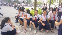 khoanh khac thu gian trong mua thi dai hoc khoc liet o trung quoc