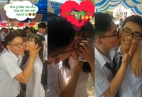 nu sinh duoc thay giao cau hon tren san khau le tot nghiep