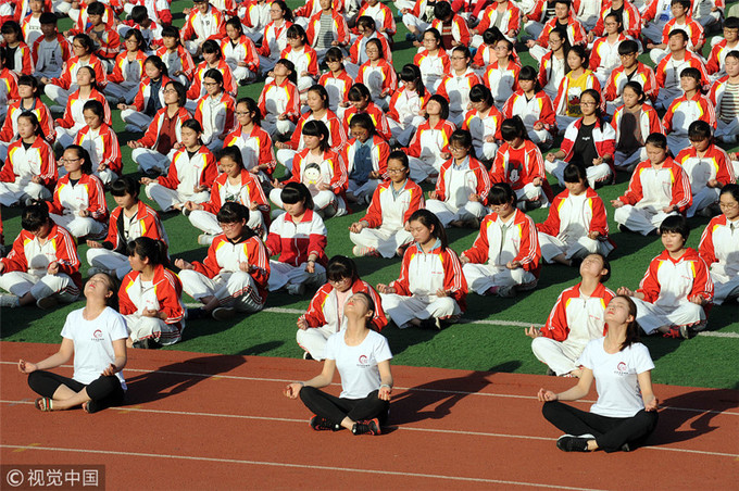 khoanh khac thu gian trong mua thi dai hoc khoc liet o trung quoc