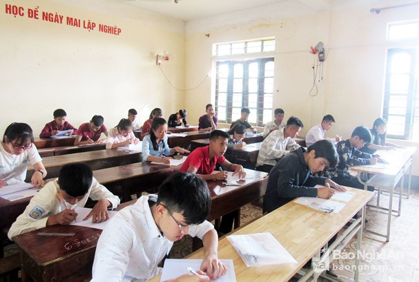 thong tin ngay dau thi tuyen sinh lop 10 thpt o nghe an
