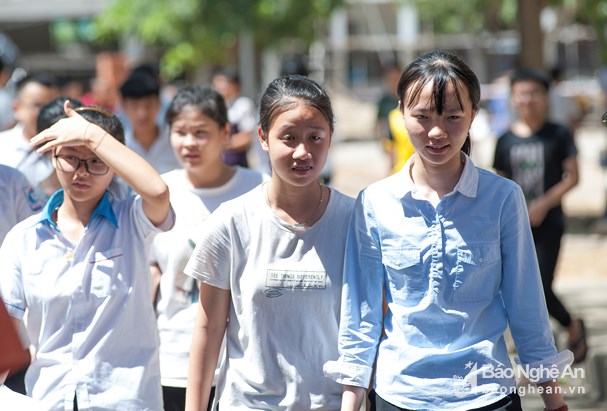 hoc sinh nghe an hao hung voi de thi ngu van ban ve su xau ho va no luc