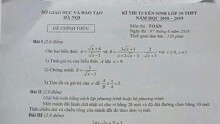Tuyển sinh lớp 10 Hà Nội: Giám thị làm 'lọt' đề thi môn toán
