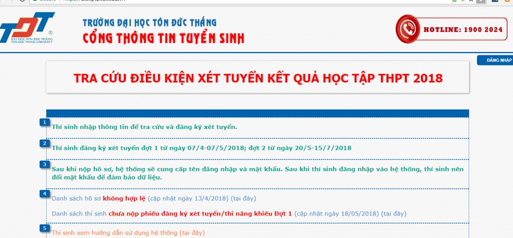 dh ton duc thang cong bo ket qua xet tuyen hoc ba nganh cao nhat 28 diem