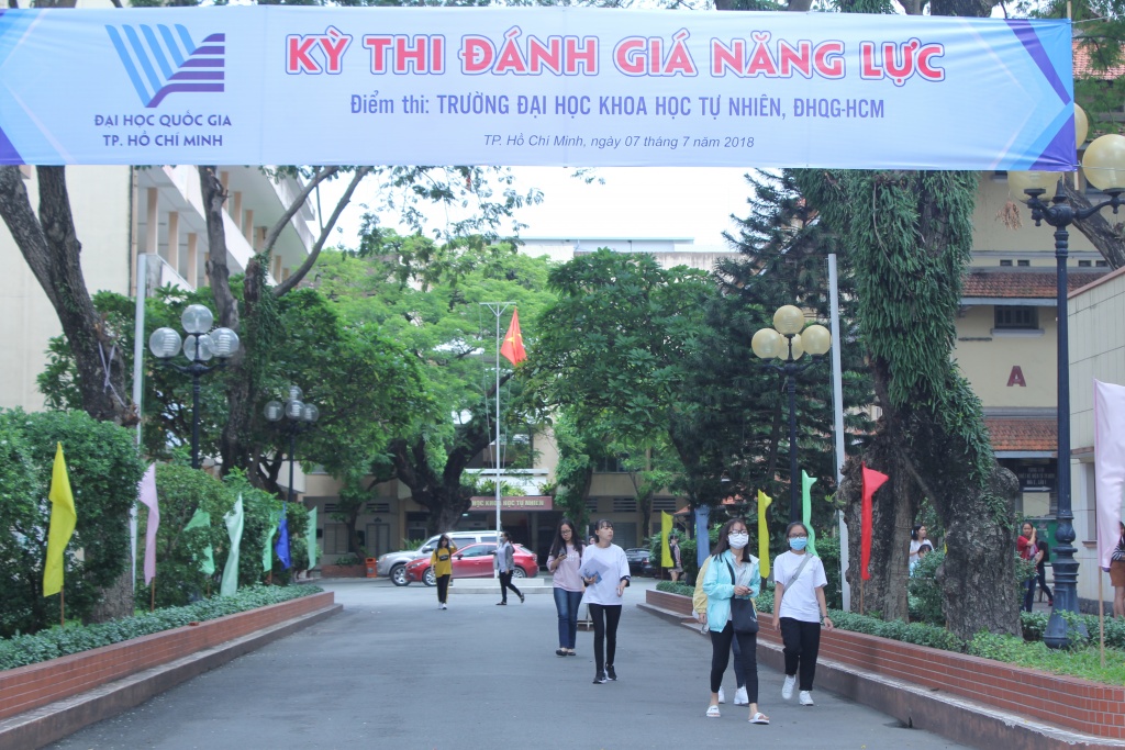 hom nay dh quoc gia tp hcm se cong bo ket qua trung tuyen ki thi da nh gia nang lu c