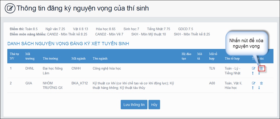 huong dan thay doi nguyen vong xet tuyen dai hoc cao dang truc tuyen